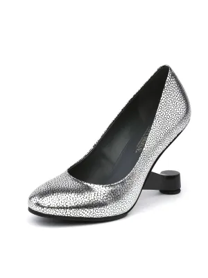 Classy Heel Pump Silver