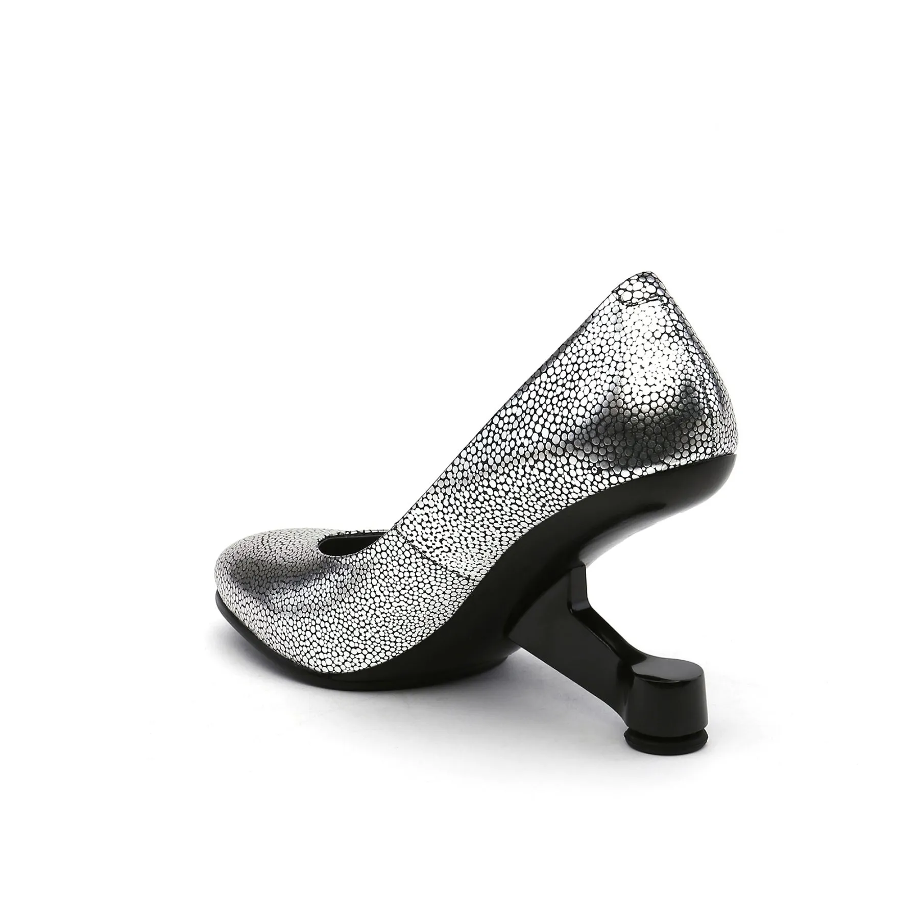 Classy Heel Pump Silver