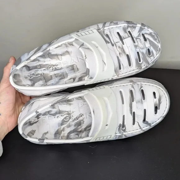 Cole Haan Zerogrand All Day Loafer Gray Titanium White Dove Rubber Men's  7
