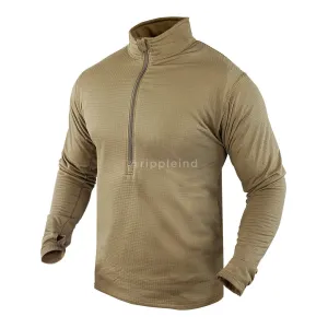 Condor - Tan - BASE II Zip Pullover - CLEARANCE