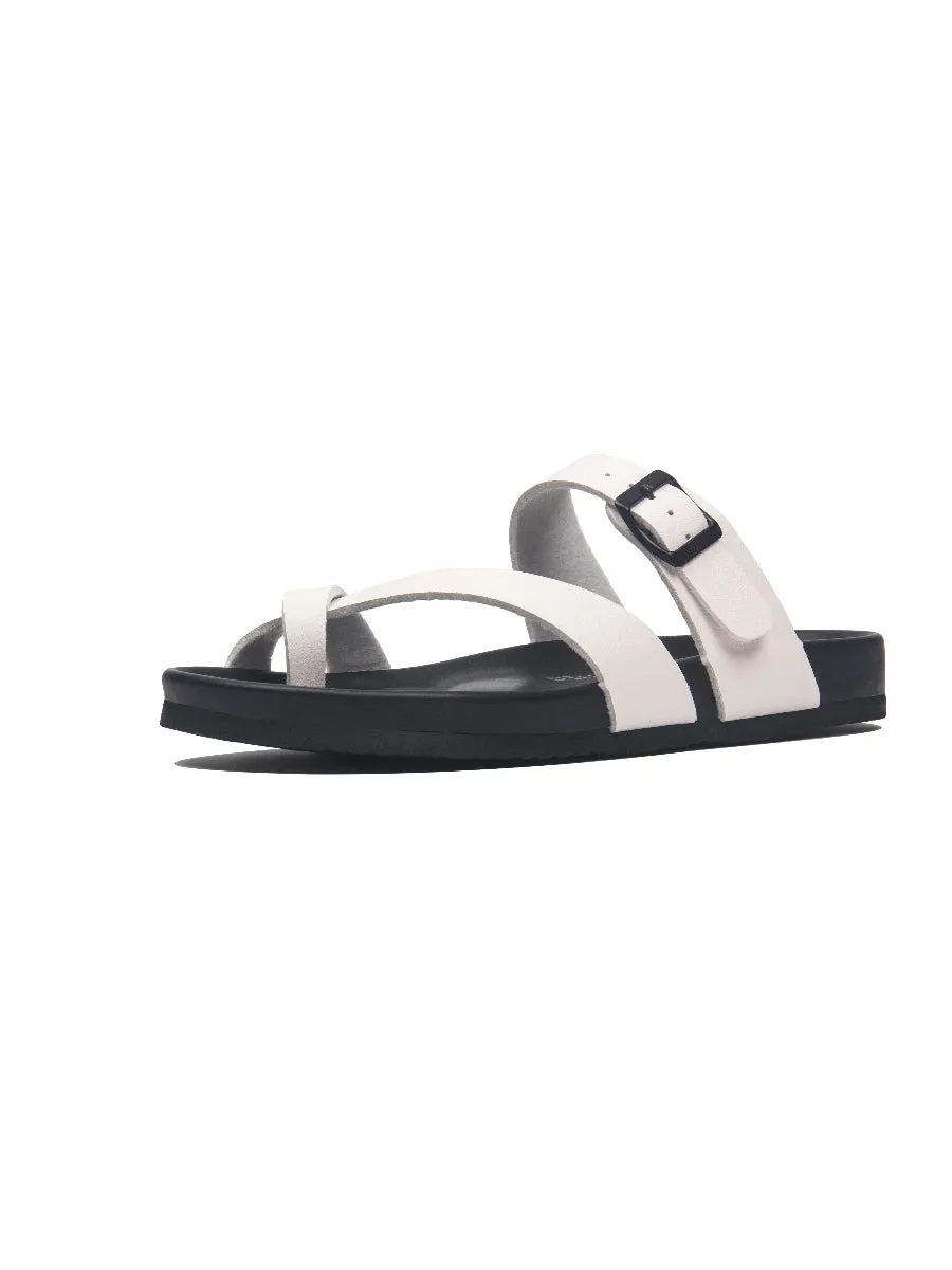 Cream Footbed Sandal