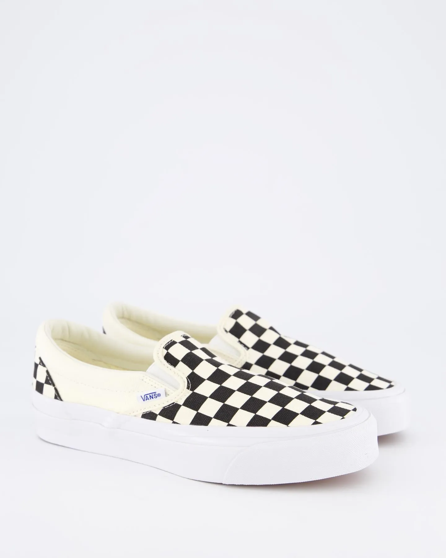 Dames Slip-On Reissue 98 Zwart/Wit