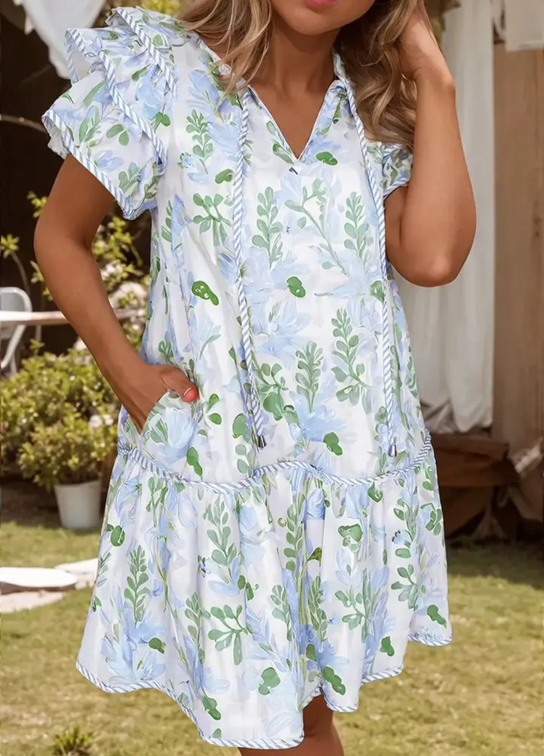 Day Date Dress in Blue