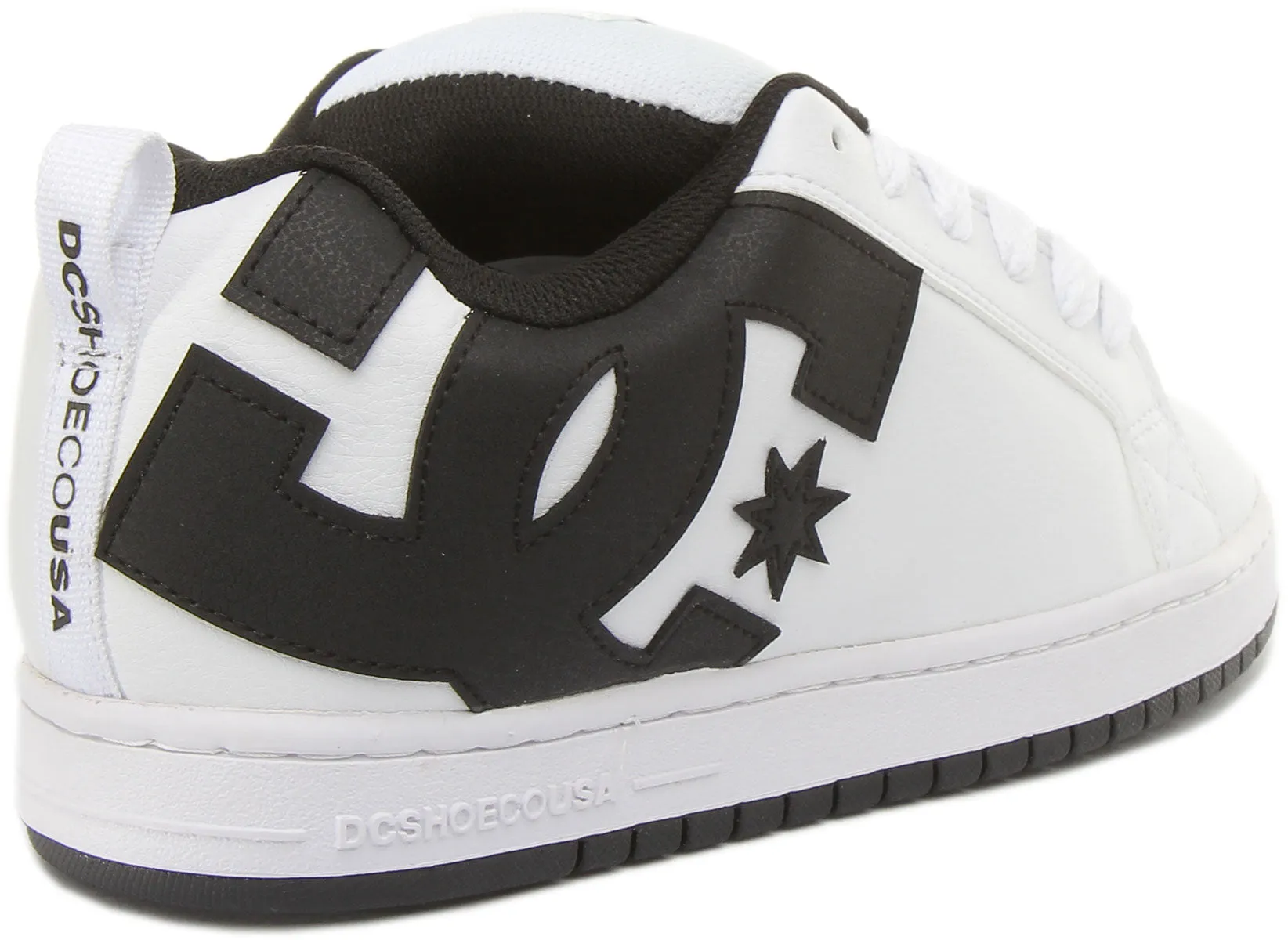 Dc Shoes Court Graffik In White Black For Men