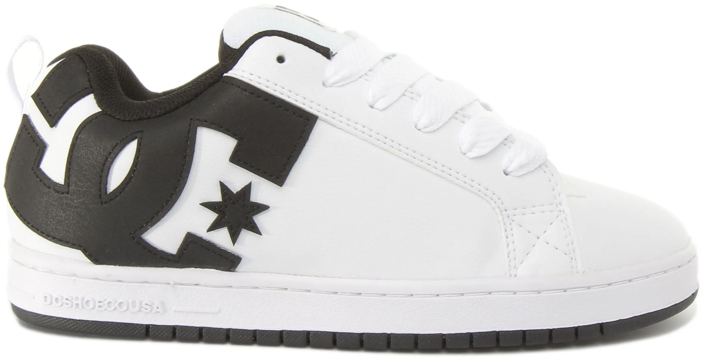 Dc Shoes Court Graffik In White Black For Men
