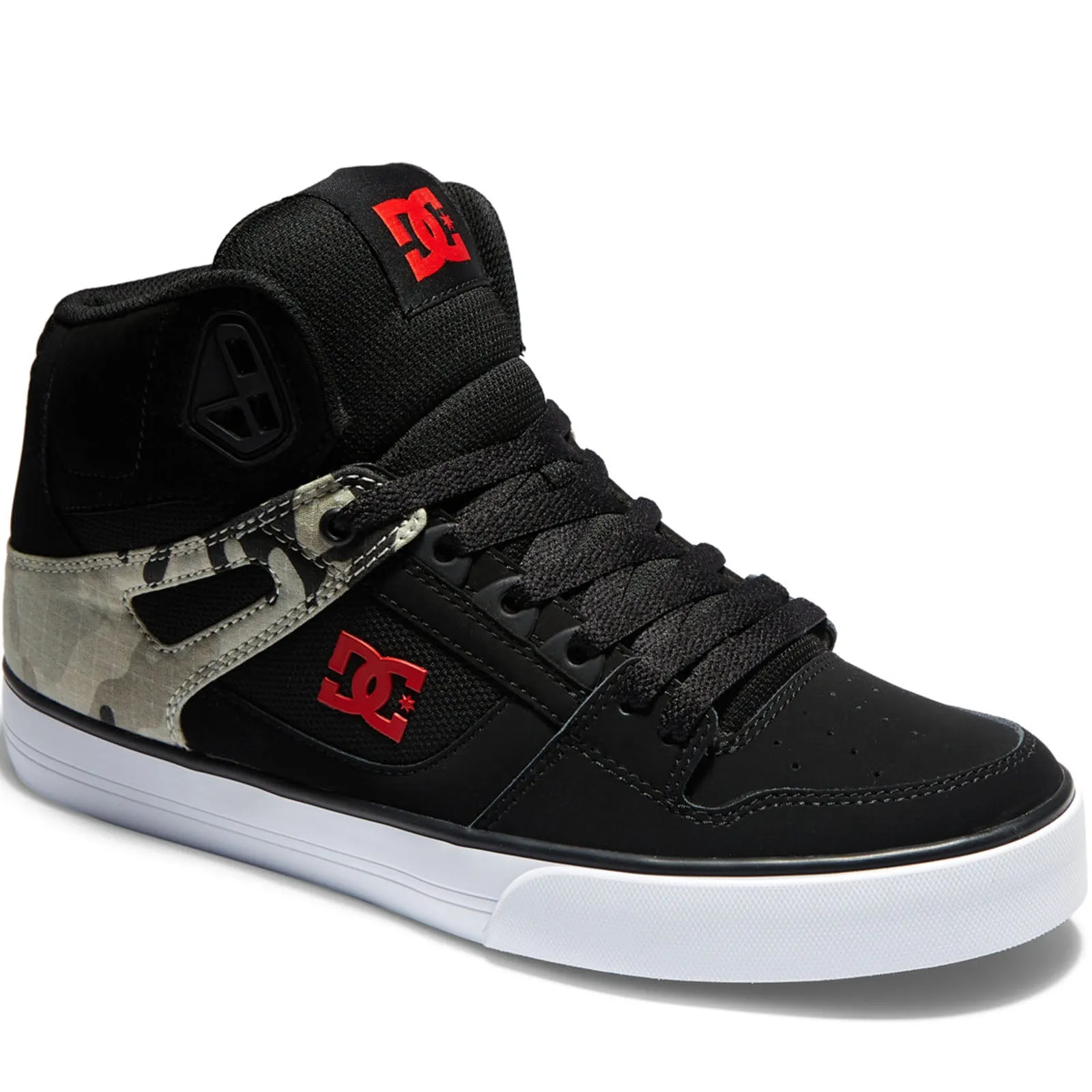 DC Shoes Mens Pure High Leather High Top Trainers