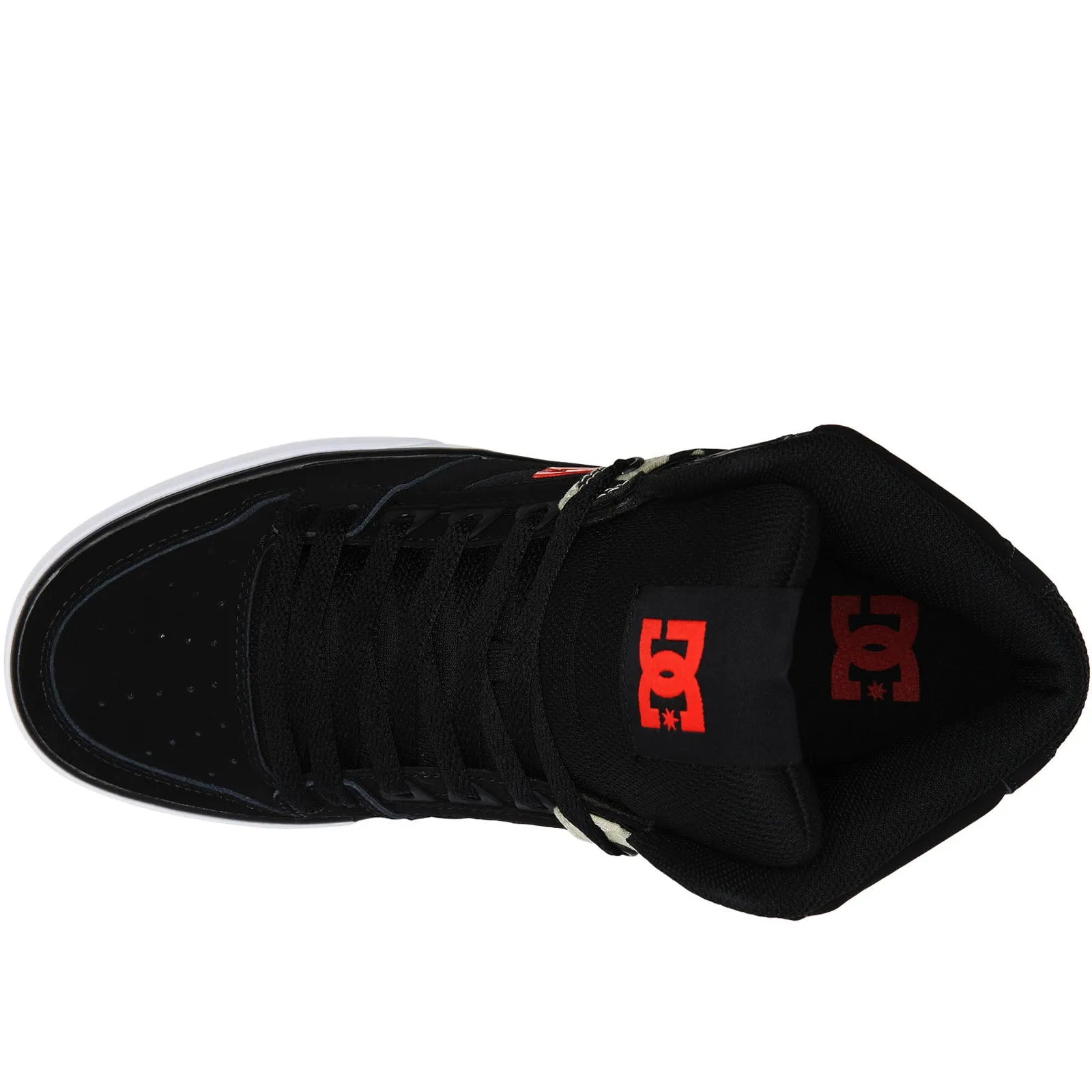 DC Shoes Mens Pure High Leather High Top Trainers
