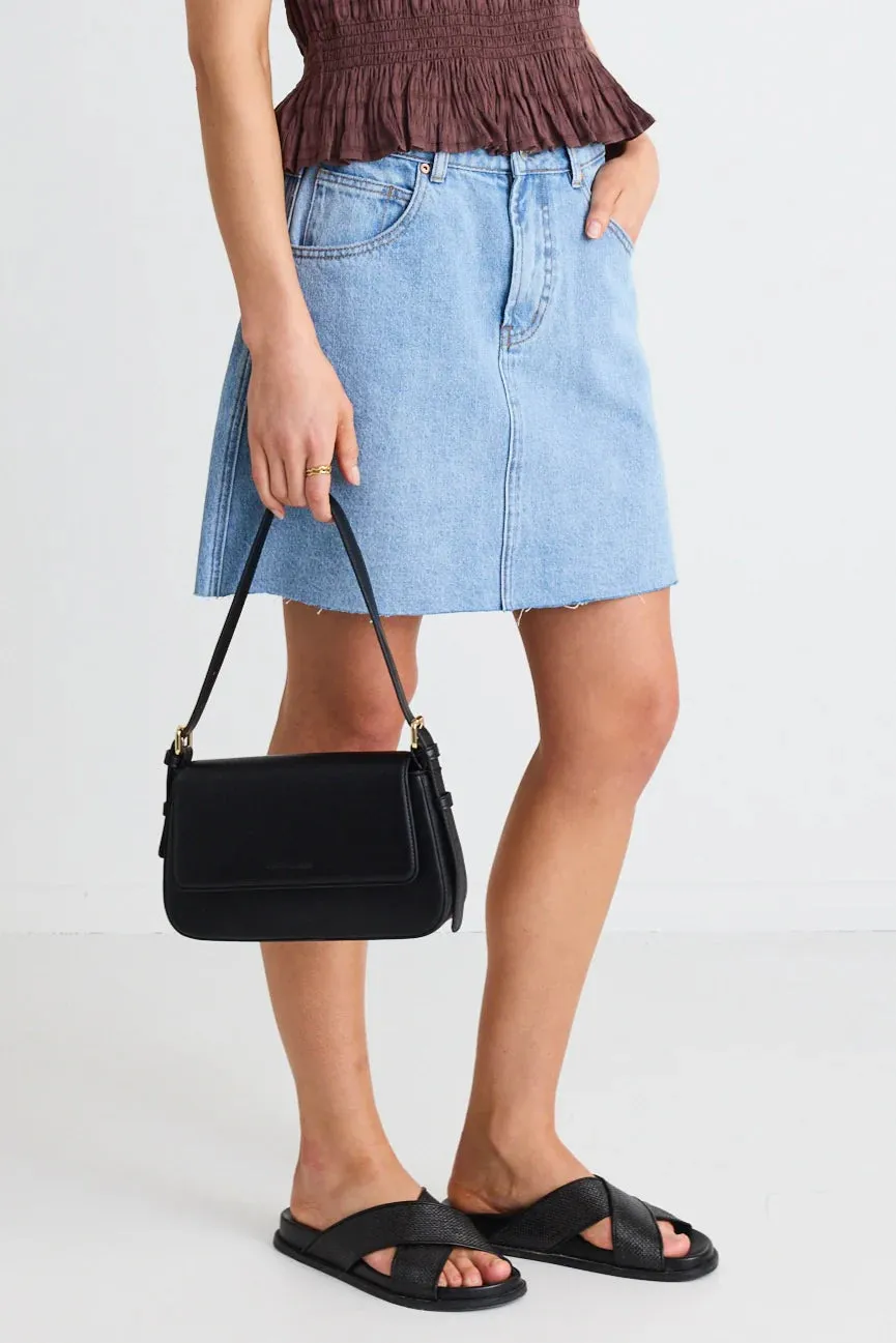 Dearest Denim Mini Skirt Blue