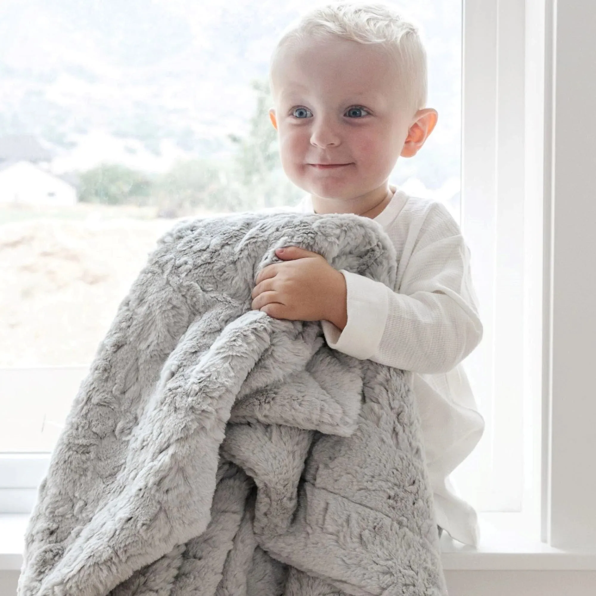 Dream Receiving Blanket • Pebble