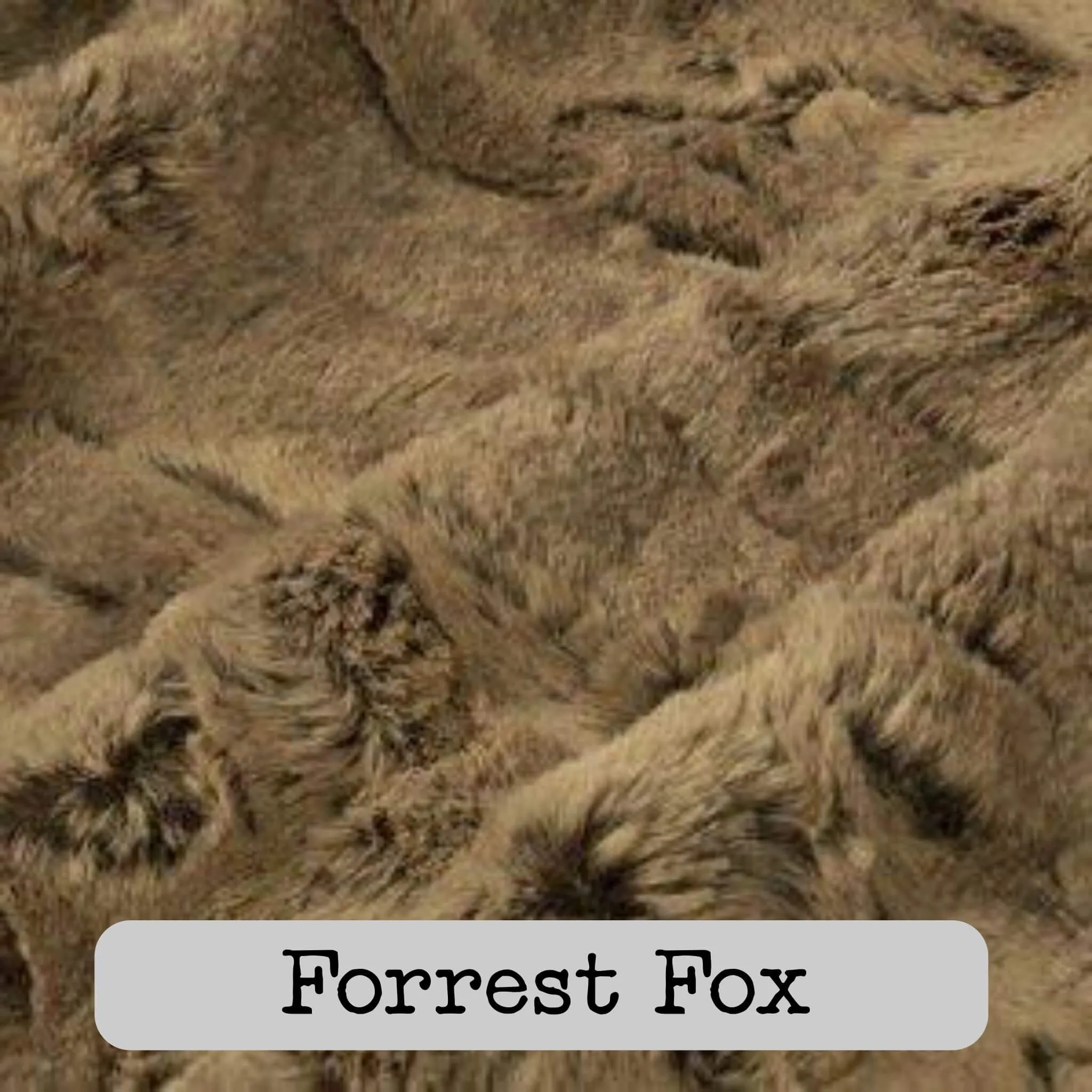 Dutch Camo Pattern Spiffy Llama WeeWoobie Weighted Blanket with Golden Gold Fur