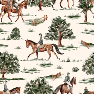 Equestrian Baby Quilt