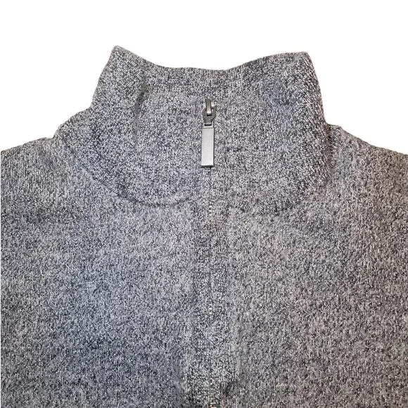 Fairlane 1/4 Zip Pullover Size XL Charcoal Cray Long Sleeve 100% Merino Wool