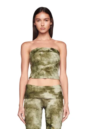 FAYETTA BOOB TUBE TOP - GREEN