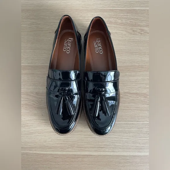 Franco Sarto Women’s Carolynn Lug Sole Tassel Loafer In Size 9