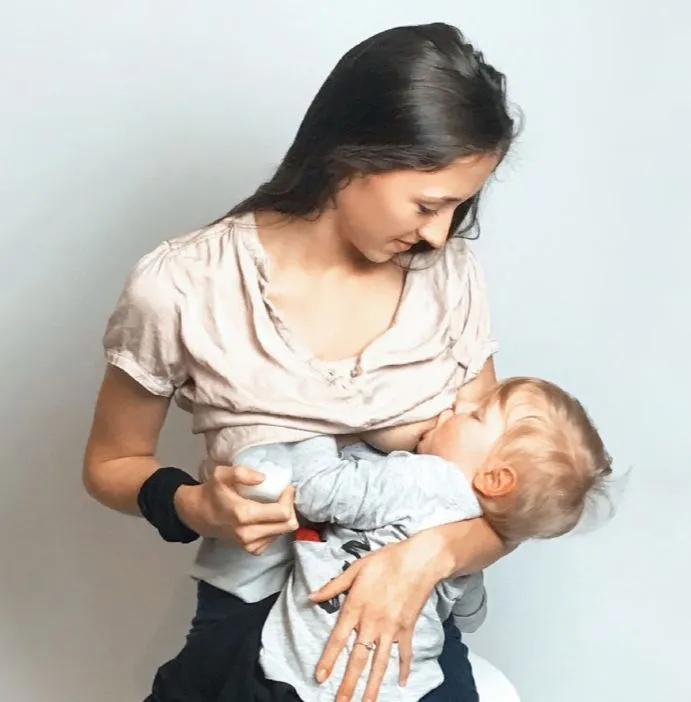 GAMAL Manual Silicone Breast Pump - 110ml