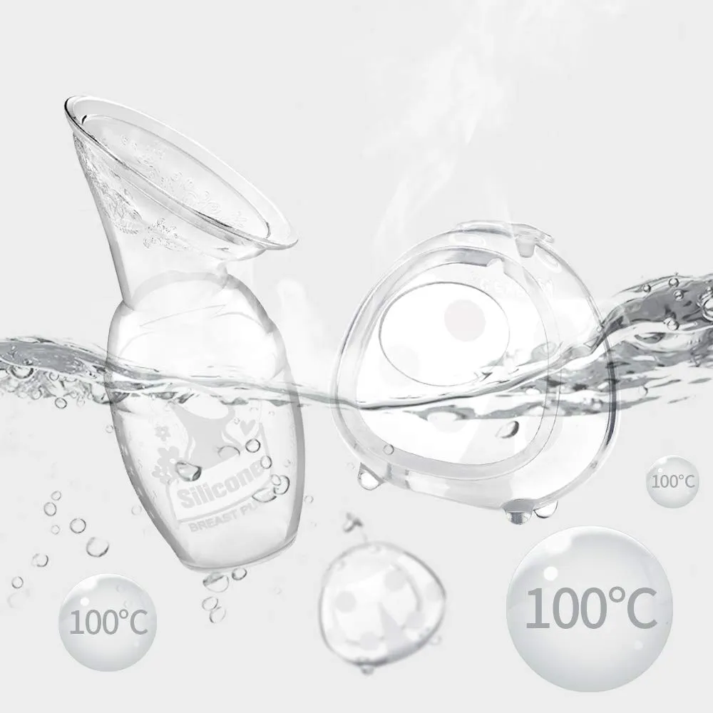 Haakaa Gen.1 100ml Manual Breast Pump & 75ml Breast Milk Collectors Combo