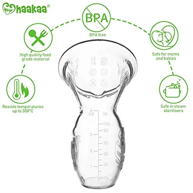 Haakaa Silicone Manual Breast Pump 100ml