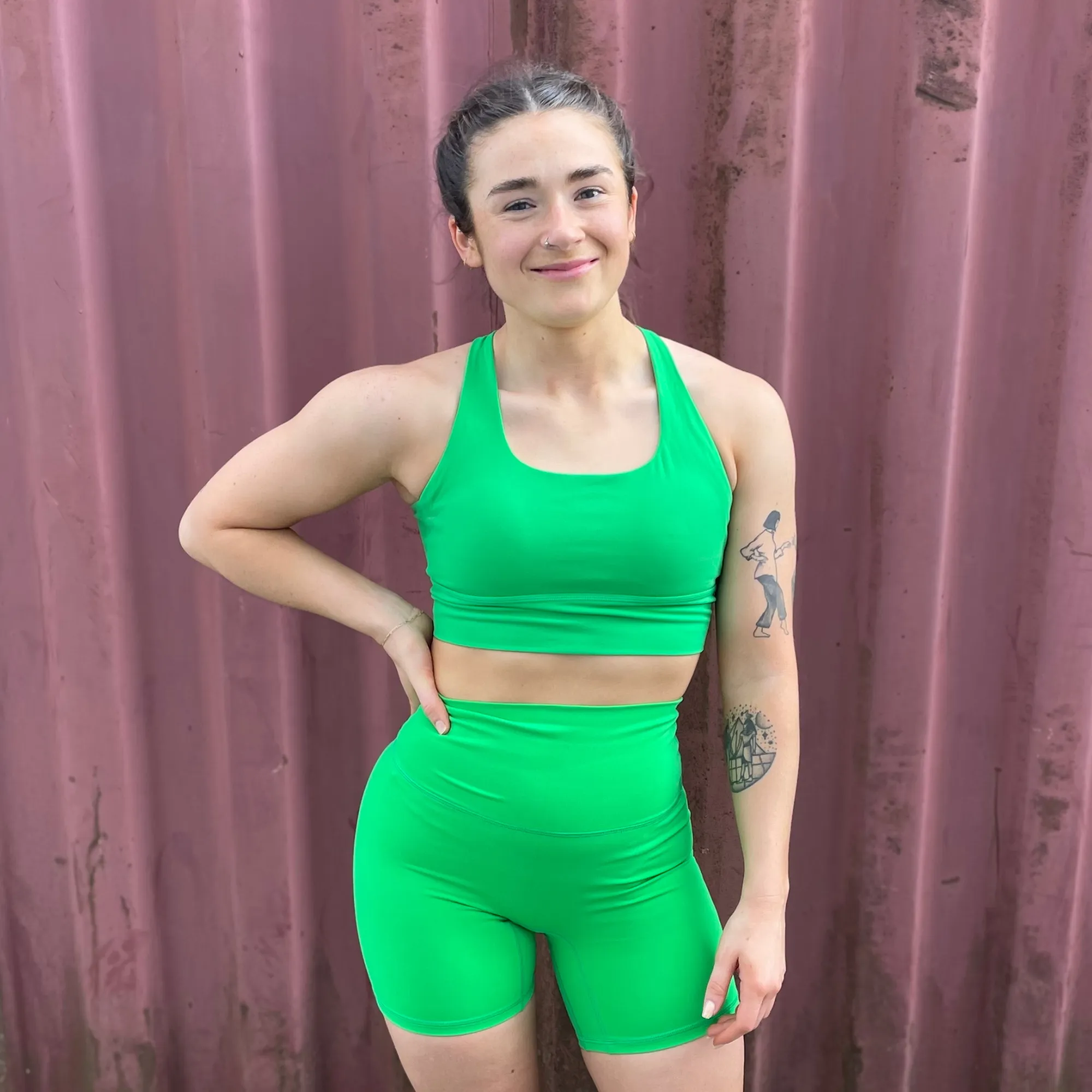Halo Flex 6" Shorts in Neon Green
