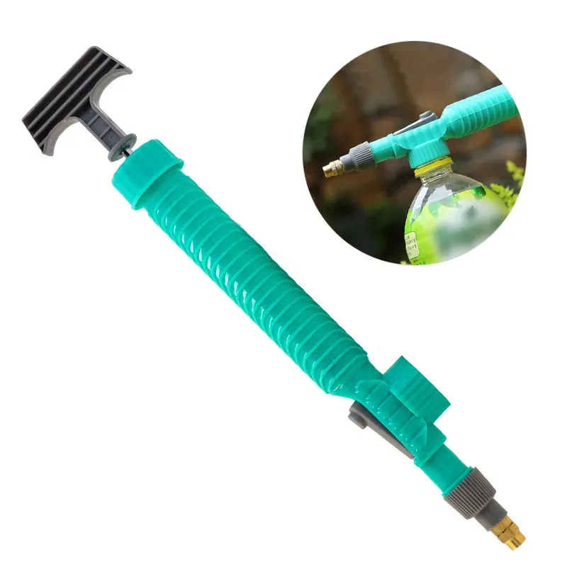 High Pressure Air Pump Manual Sprayer Adjustable Drink Bottle Spray Head Nozzle Garden Watering Tool Sprayer Nozzle Agriculture Tools