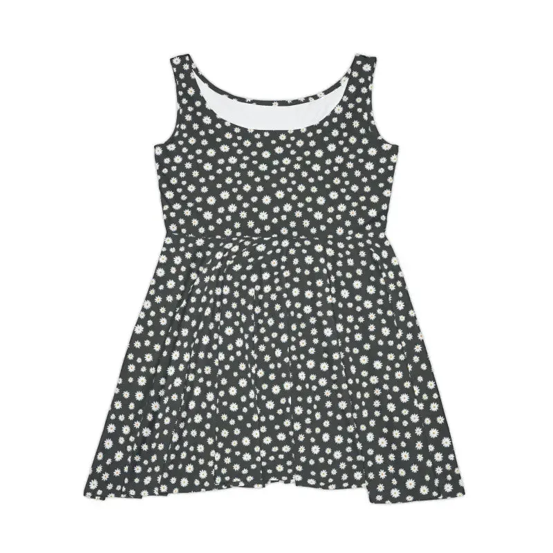 Ignite your Look with Orange Flower Skater Dress