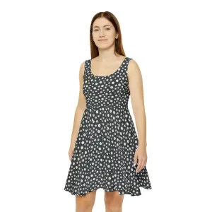 Ignite your Look with Orange Flower Skater Dress