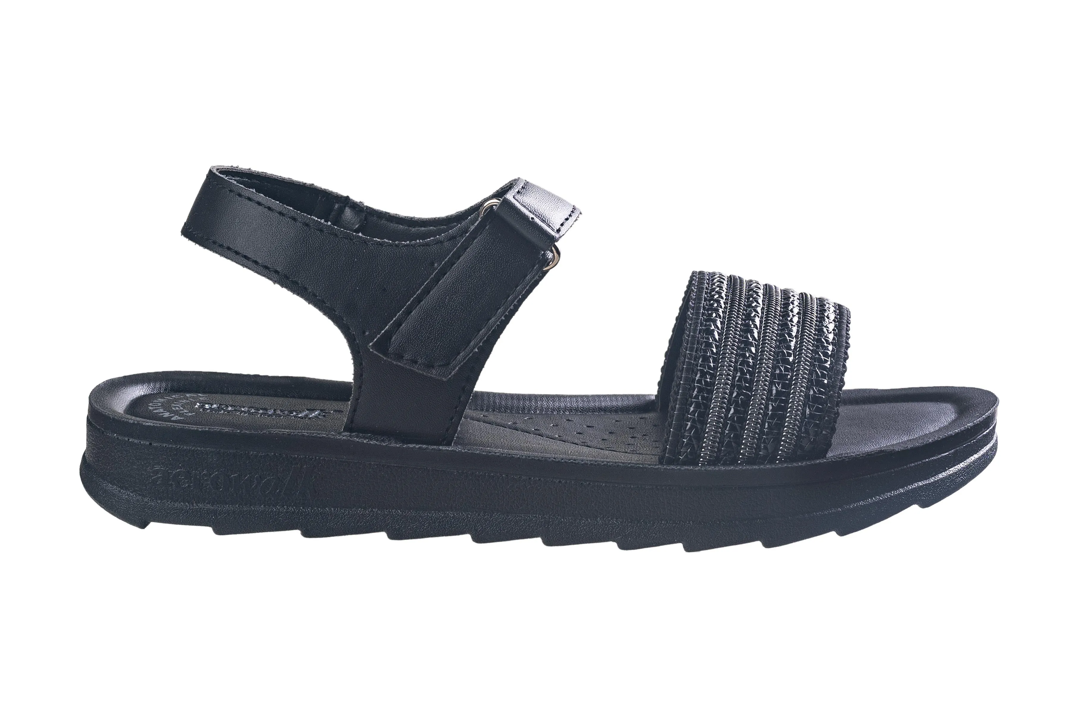 Inblu Black Ladies Sandal PU
