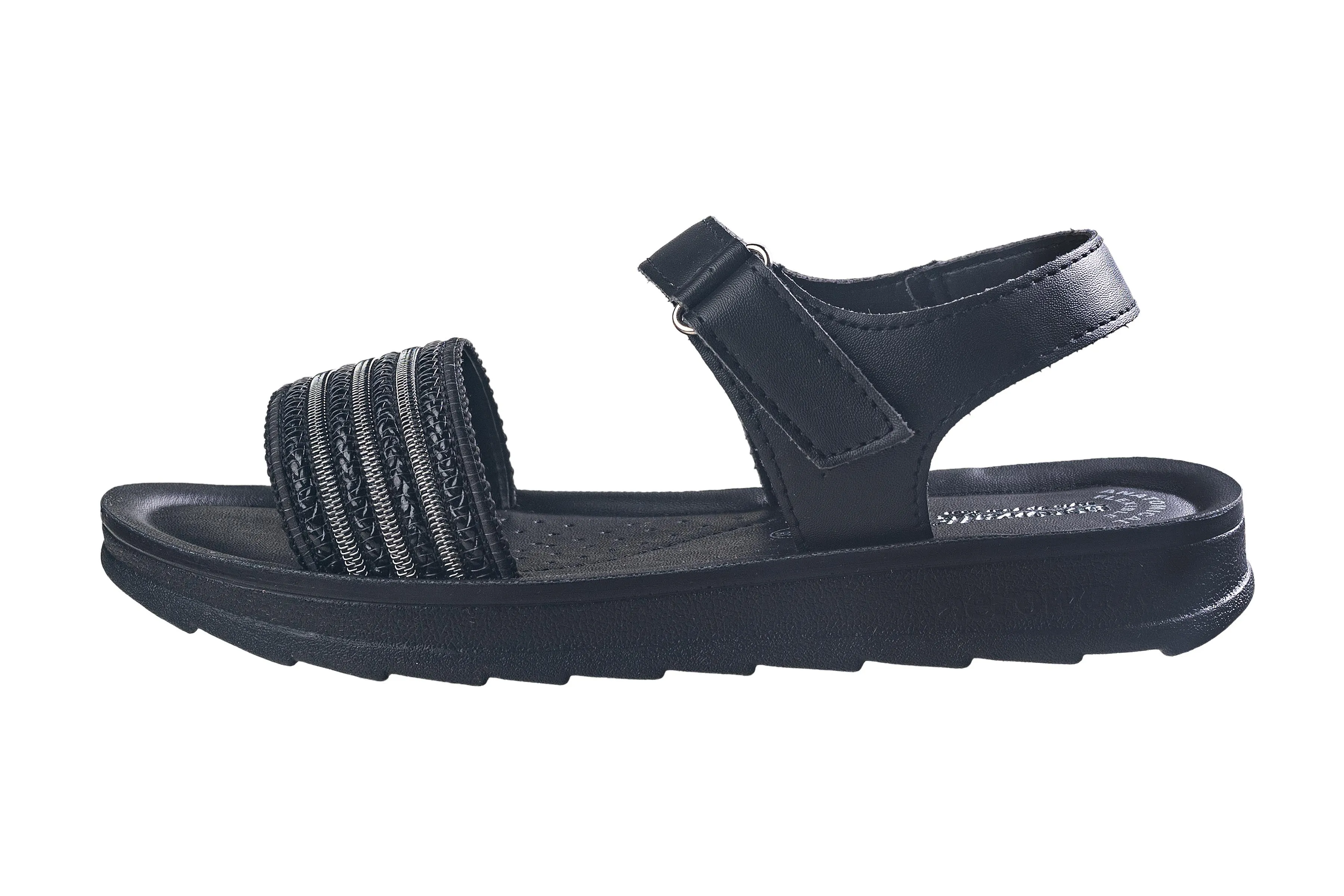 Inblu Black Ladies Sandal PU