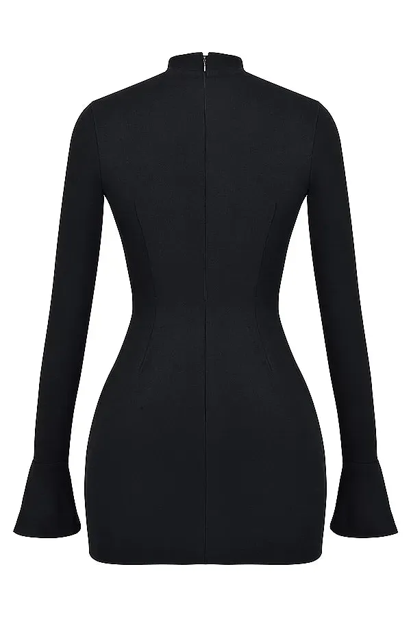 JADE MINI DRESS - BLACK