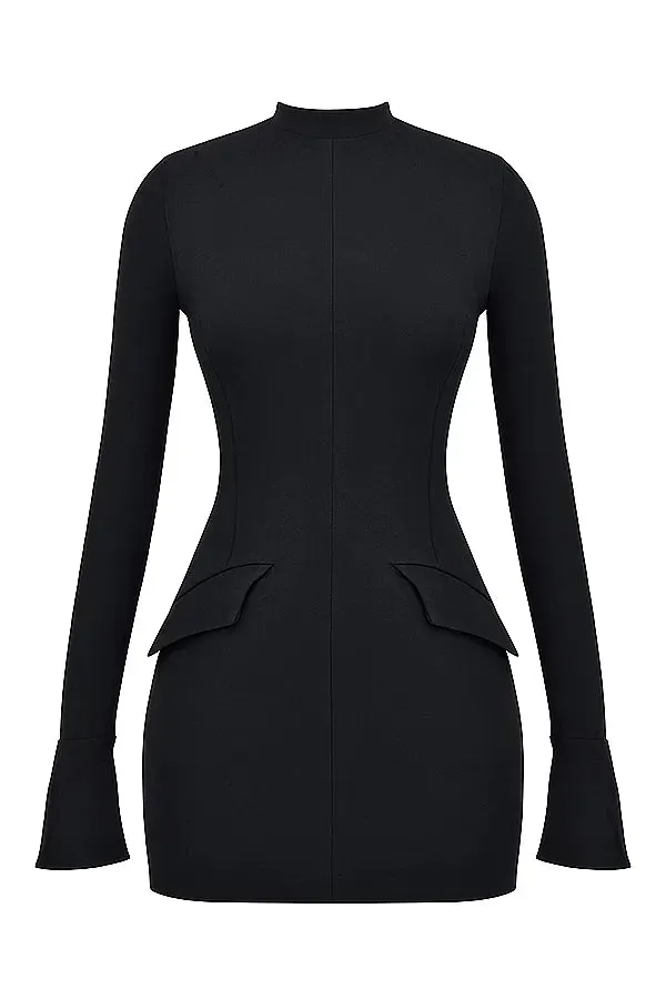 JADE MINI DRESS - BLACK