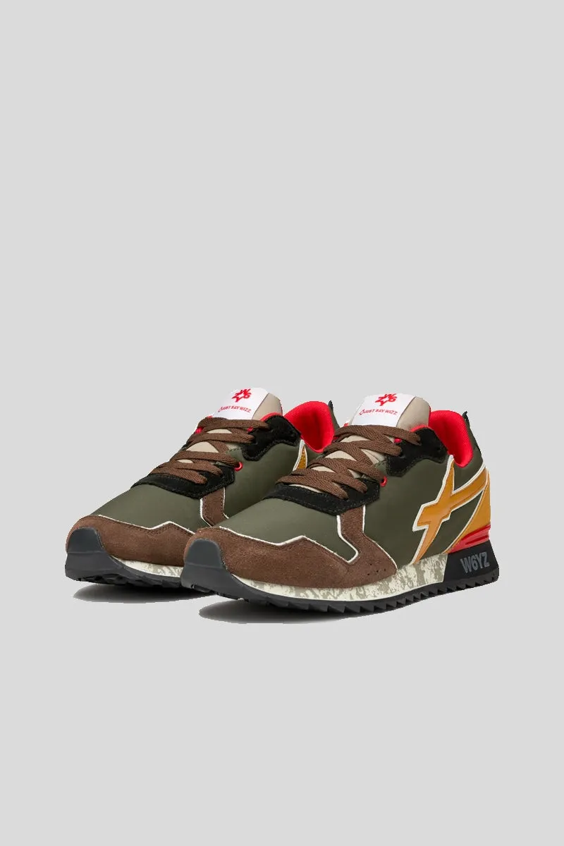 Jet M Suede Nylon Marble Sole - Dark Brown Militare Zucca