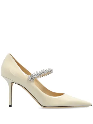 Jimmy Choo Bing 85mm leather pumps