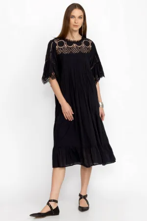 Johnny Was, Karolina Midi Dress | Black