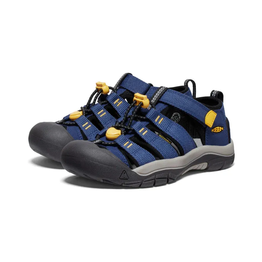 Keen Little Kids' (Child Sizes 8-13) Newport H2 Child Sandal - Naval Academy/Keen Yellow