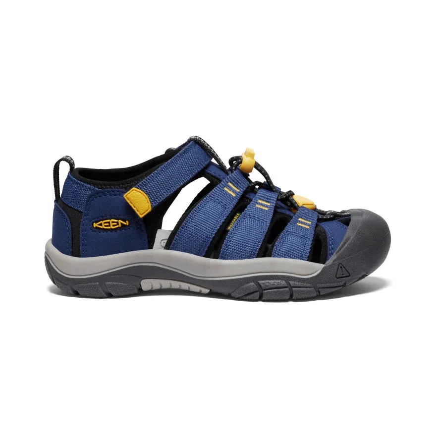 Keen Little Kids' (Child Sizes 8-13) Newport H2 Child Sandal - Naval Academy/Keen Yellow