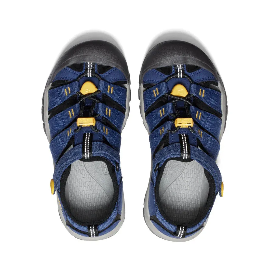 Keen Little Kids' (Child Sizes 8-13) Newport H2 Child Sandal - Naval Academy/Keen Yellow