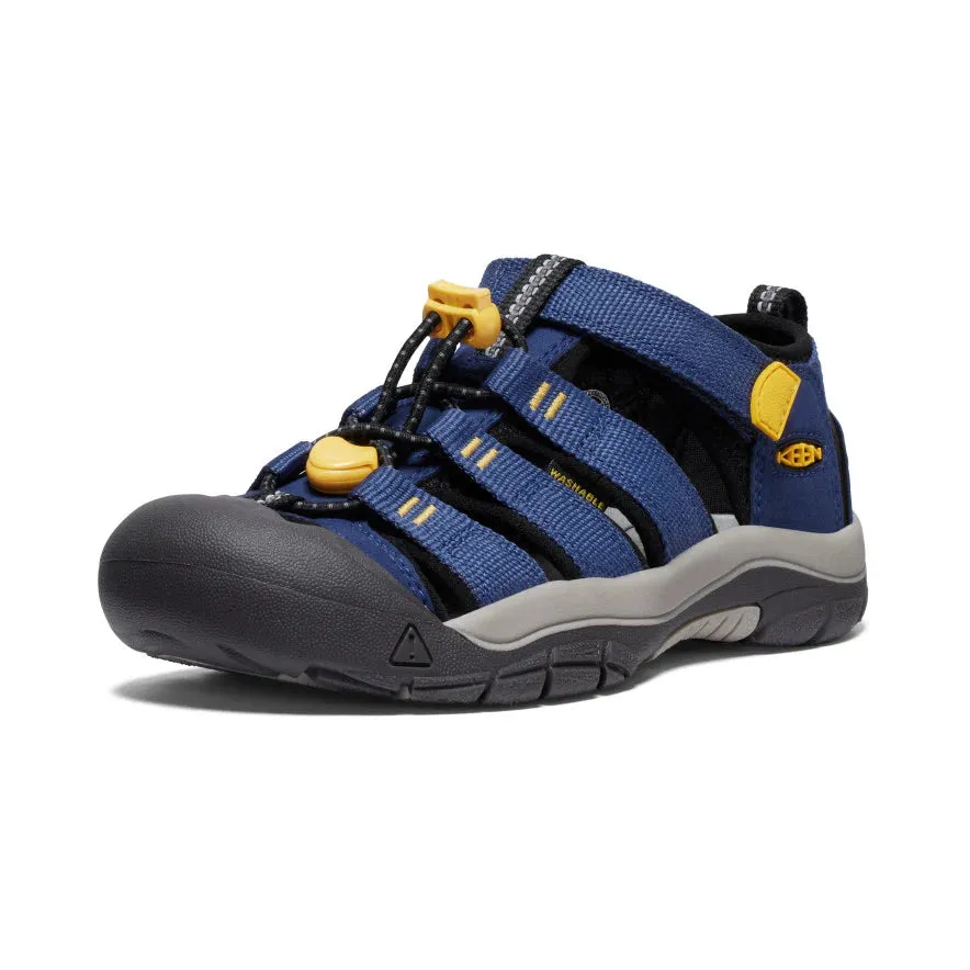 Keen Little Kids' (Child Sizes 8-13) Newport H2 Child Sandal - Naval Academy/Keen Yellow