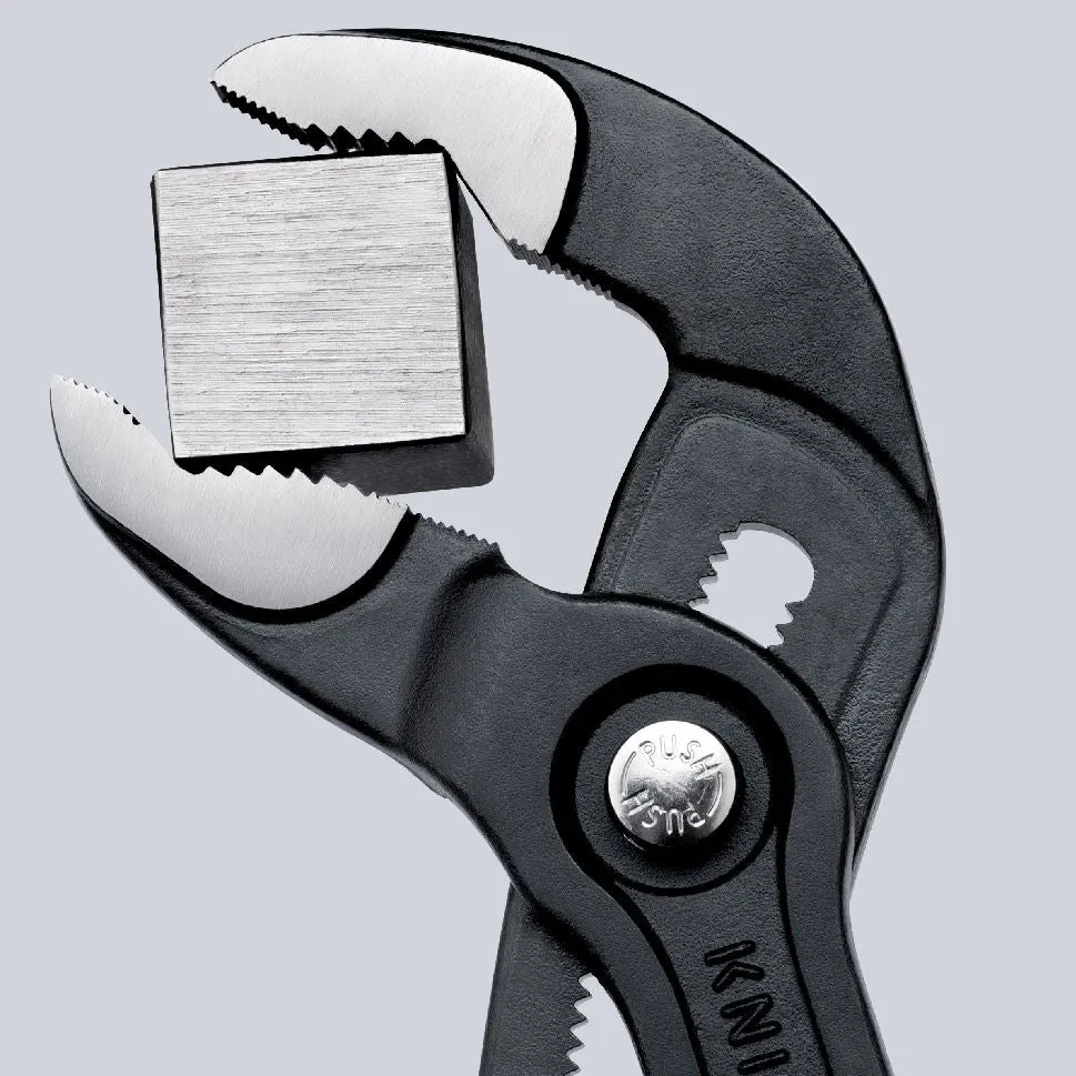 KNIPEX Cobra High Tech Water Pump Pliers 125mm Plastic Coated Handles Non Slip 87 01 125 SB