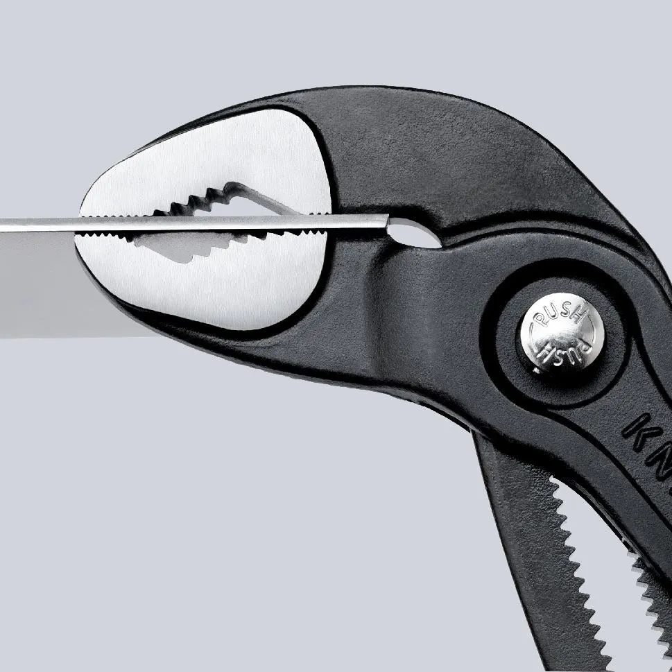 KNIPEX Cobra High Tech Water Pump Pliers 150mm Plastic Coated Handles Non Slip 87 01 150 SB