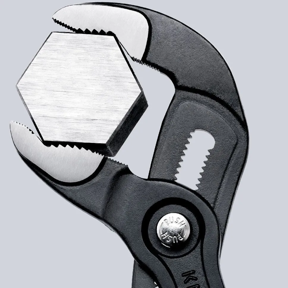 KNIPEX Cobra High Tech Water Pump Pliers 250mm Multi Component Grips 87 02 250 SB