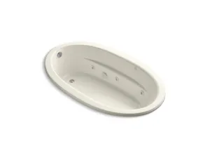 KOHLER K-1164-S1CB-0 Sunward 72" x 42" drop-in whirlpool with custom pump location