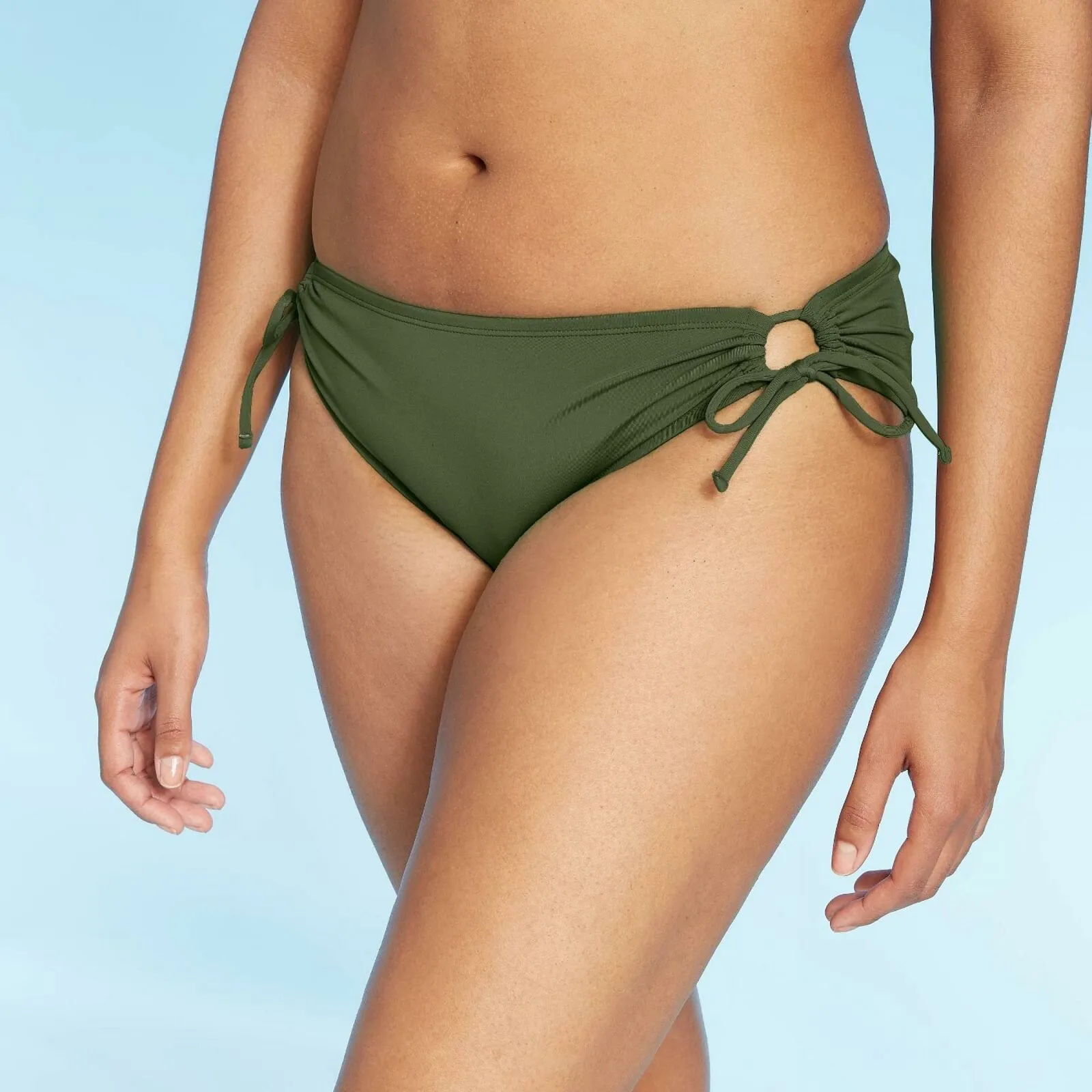 Kona Sol Women's Medium Coverage Keyhole Hipster Bikini Bottom