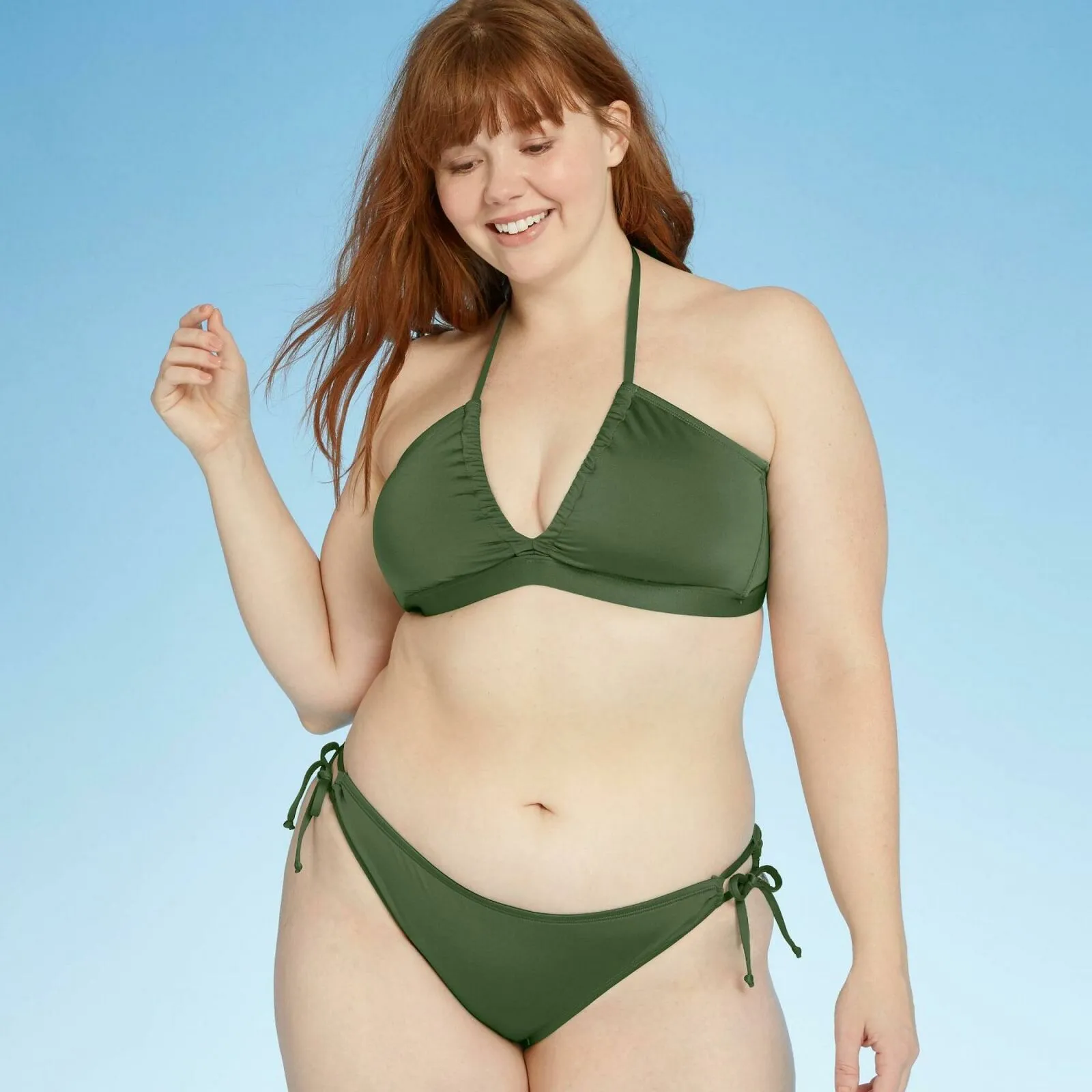 Kona Sol Women's Medium Coverage Keyhole Hipster Bikini Bottom