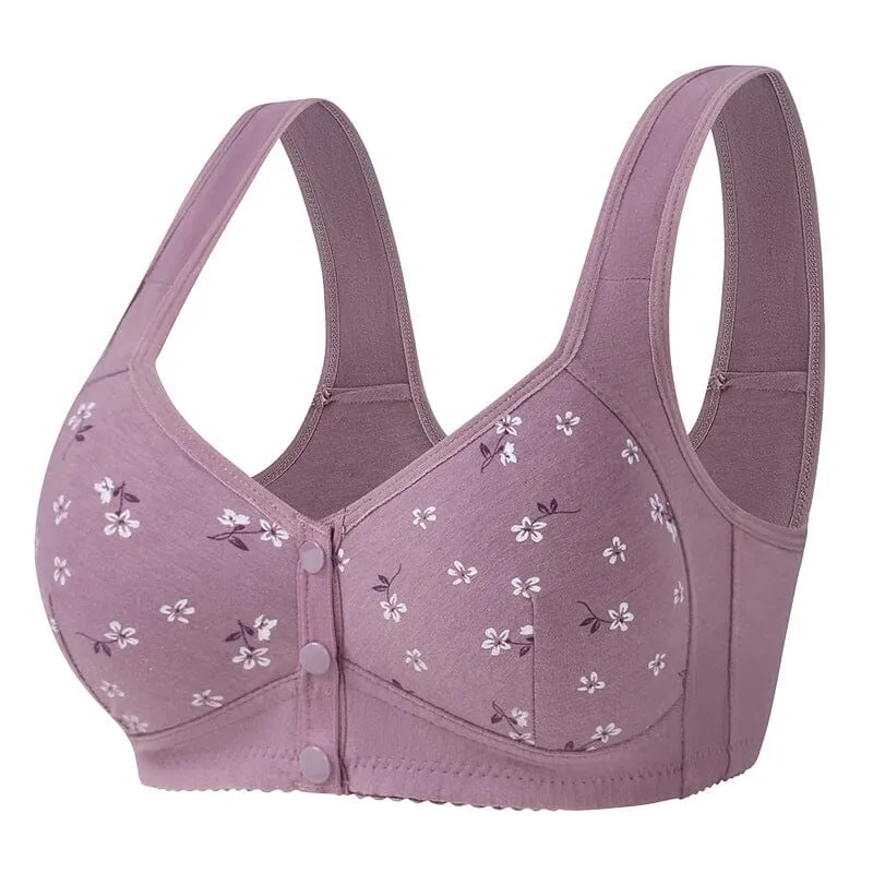 Libiyi-Front button middle aged and elderly Underwear