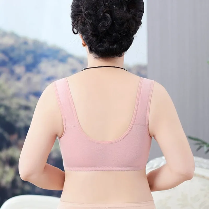 Libiyi-Front button middle aged and elderly Underwear