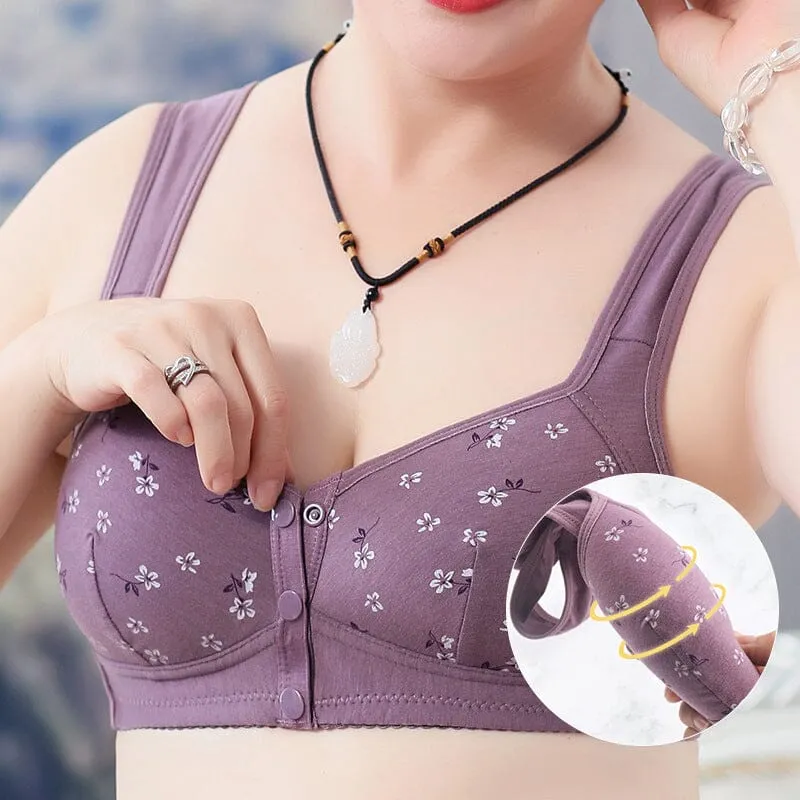 Libiyi-Front button middle aged and elderly Underwear