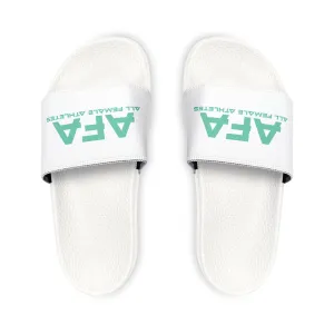 Light Green All Female Athletes Women's PU Slide Sandals