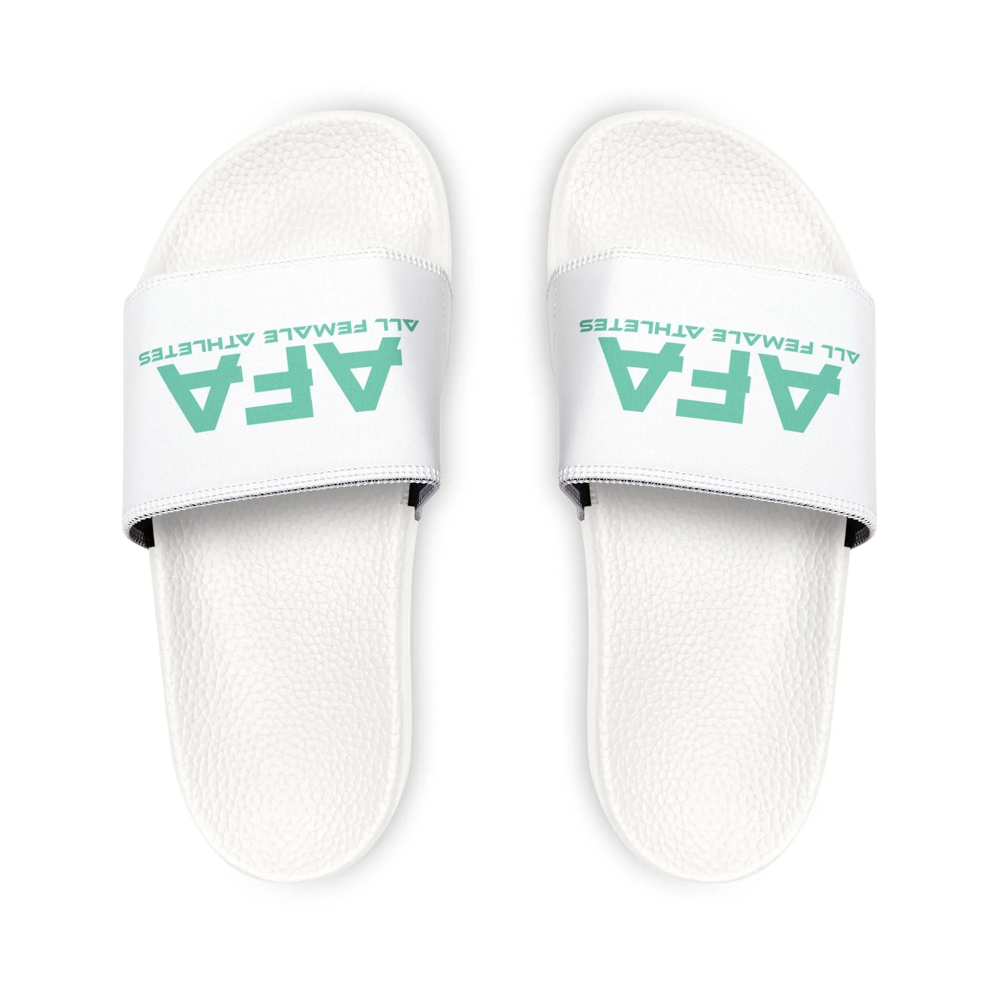 Light Green All Female Athletes Women's PU Slide Sandals