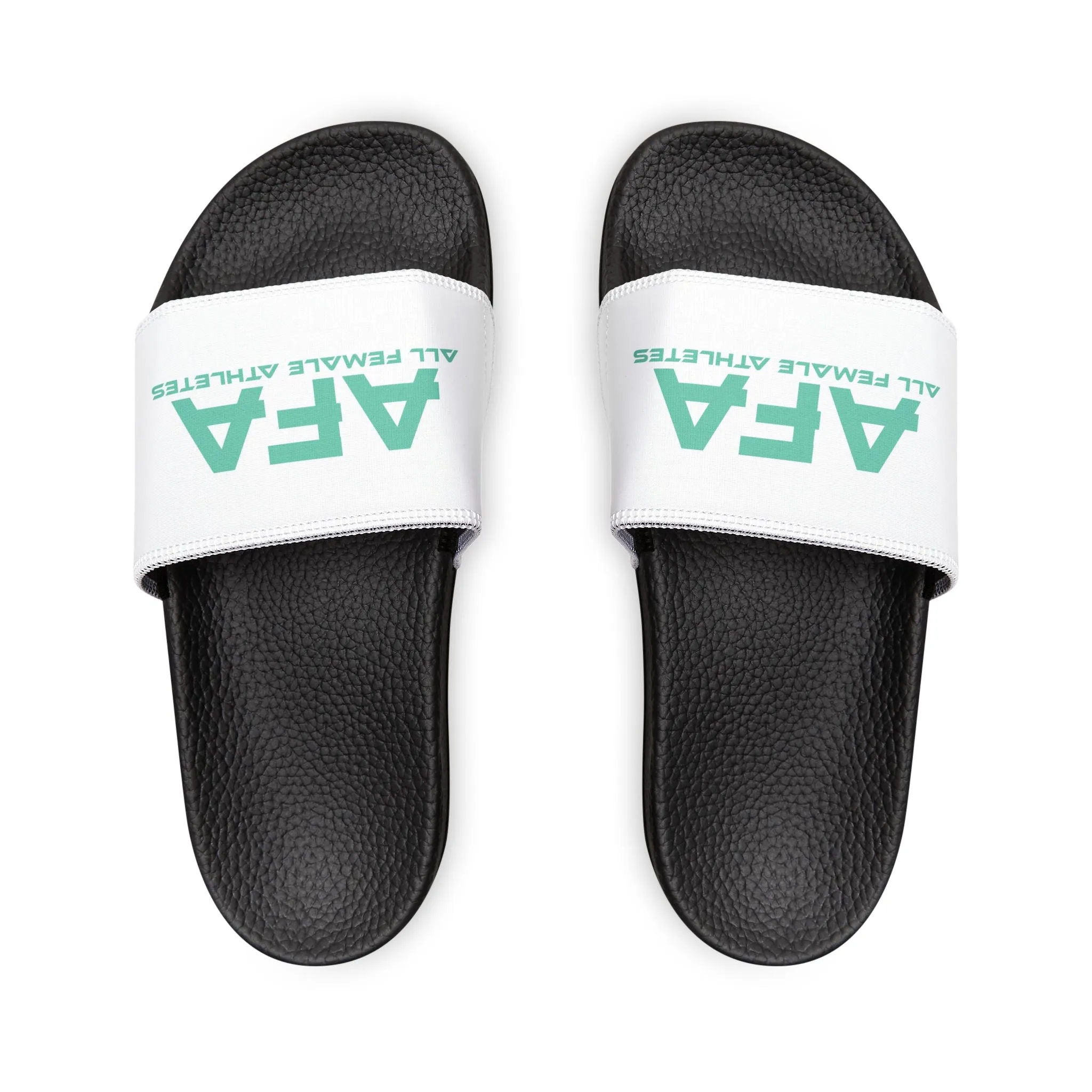 Light Green All Female Athletes Women's PU Slide Sandals