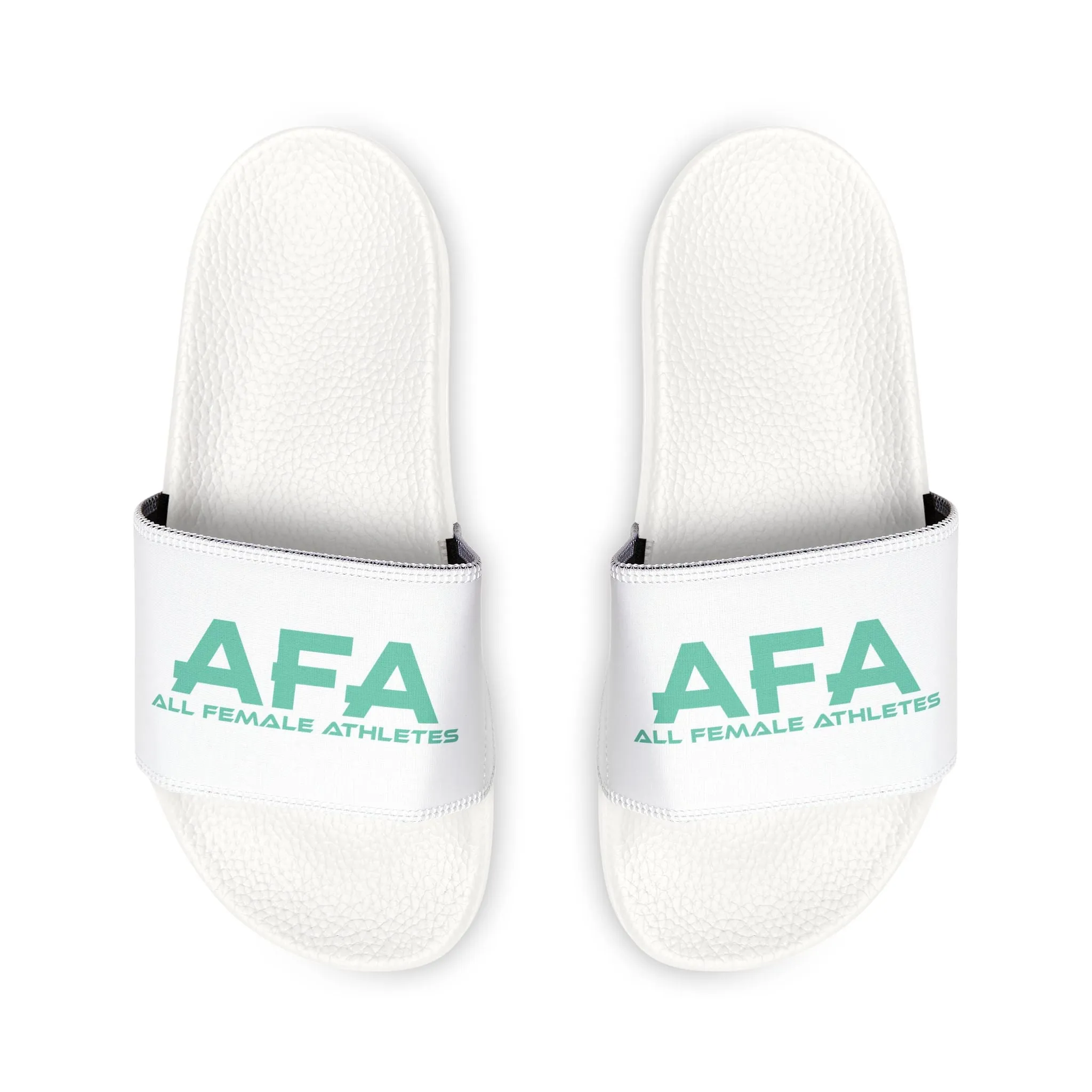 Light Green All Female Athletes Women's PU Slide Sandals