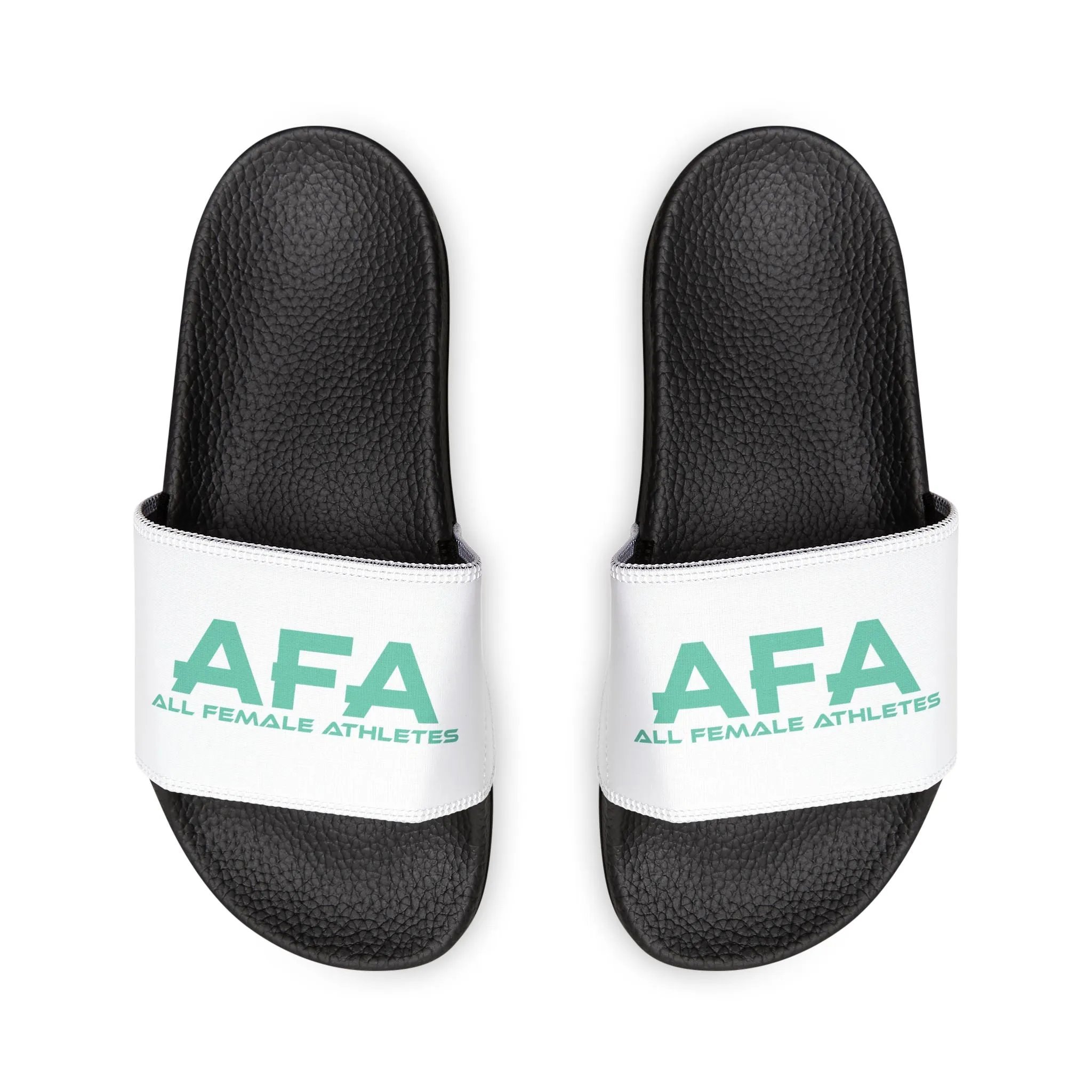 Light Green All Female Athletes Women's PU Slide Sandals